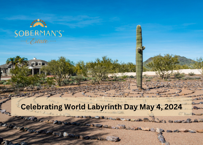 Celebrating World Labyrinth Day at Soberman's Estate